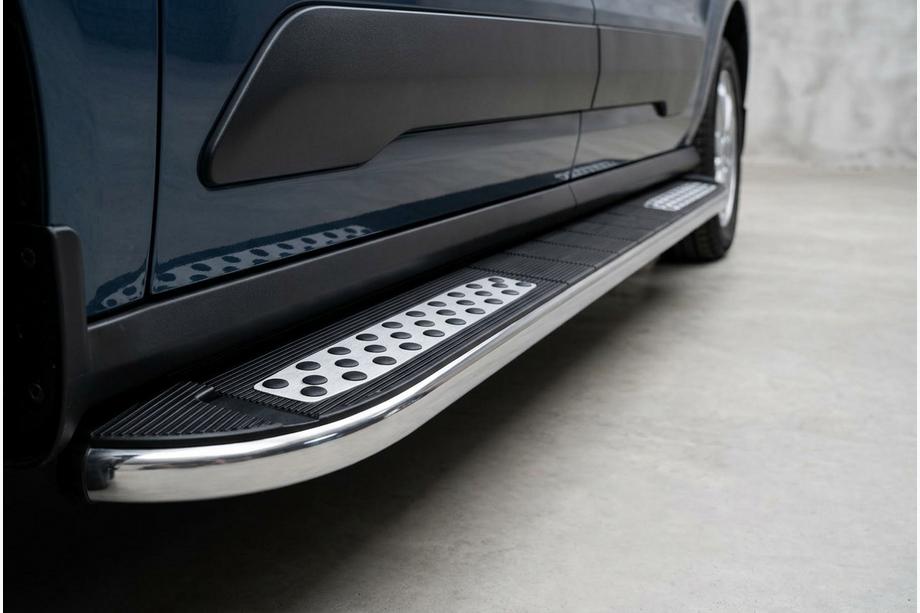 Volkswagen Caddy 2020- рр. Бокові пороги Tayga V2 (2 шт., Алюміній) Image
