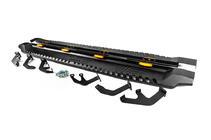 Toyota Hilux 2015- рр. Бокові пороги Dakar V1 з LED (2 шт, метал) фото 7