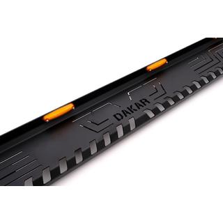 Бокові пороги Dakar V1 з LED (2 шт, метал) Nissan Navara/NP300 2016- рр. фото 4
