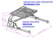 Nissan Navara/NP300 2016- рр. Роллбар Dakar (без ролетів) фото 4