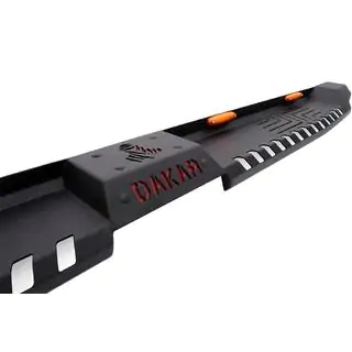 Бокові пороги Dakar V2 з LED (2 шт, метал) фото 2