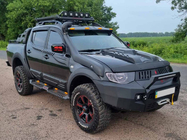 Бокові пороги Dakar V2 з LED (2015-2019, 2 шт, метал) фото 11