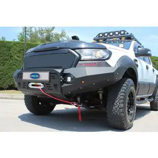 Передній бампер з захистом картера Dakar (2015-2022) Ford Ranger 2011-2022 рр. фото 2