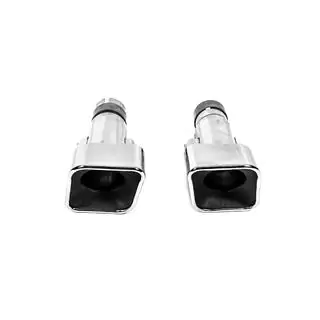 Насадки на глушник V2 (2 шт, нерж) Range Rover Sport 2005-2013 рр. фото 3