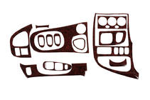 Kia Shuma 1998-2001 рр. Декор на панель Алюміній фото 1
