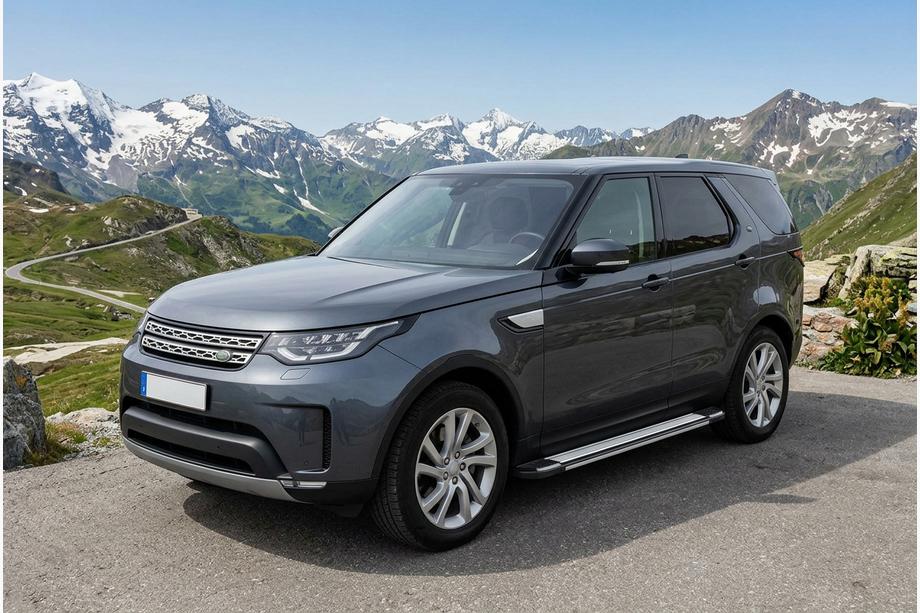 Land Rover Discovery V 2017- рр. Бокові пороги Rainbow (2 шт., Алюміній) Image