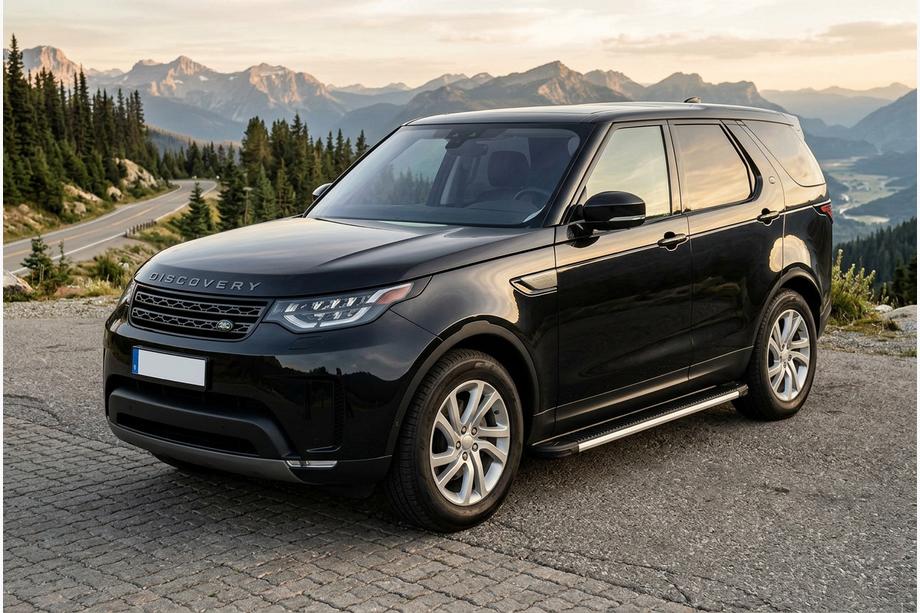 Land Rover Discovery V 2017- рр. Бокові пороги Maya V1 (2 шт., Алюміній) Фото 1