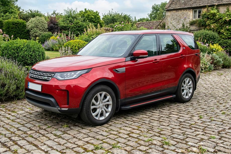 Land Rover Discovery V 2017- рр. Бокові пороги Maya Red (2 шт., Алюміній) Фото 1