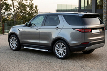 Land Rover Discovery V 2017- рр. Бокові пороги Line (2 шт., Алюміній) фото 1