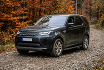 Land Rover Discovery V 2017- рр. Бокові пороги Bosphorus Black (2 шт., Алюміній) фото 1