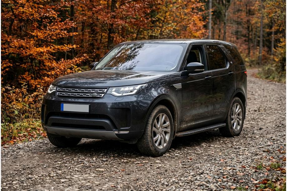 Land Rover Discovery V 2017- рр. Бокові пороги Bosphorus Black (2 шт., Алюміній) Image