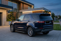 Land Rover Discovery V 2017- рр. Бокові пороги Bosphorus Grey (2 шт., Алюміній) фото 1