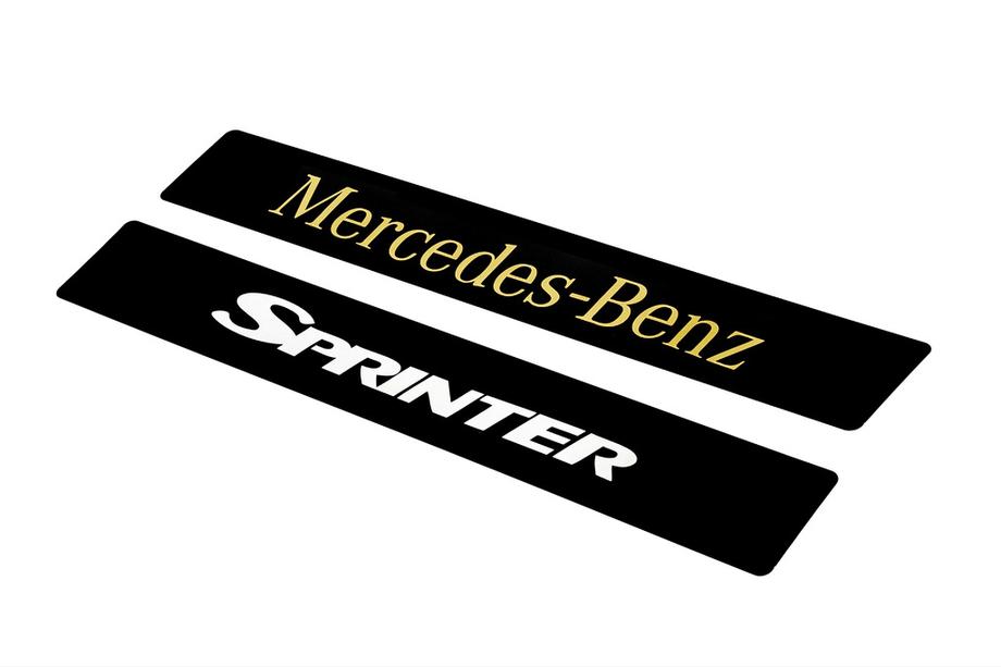 Mercedes Sprinter W901/902/903/904/905 1995-2006 рр. Наклейки на задні двері (2 шт) Фото 1