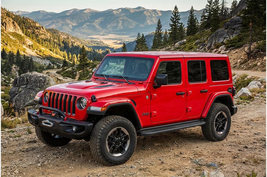 Jeep Wrangler 2018- рр. Бокові пороги Bosphorus Black (2 шт., Алюміній) Image