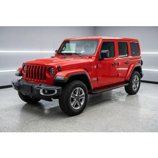 Бокові пороги Maya Red (2 шт., Алюміній) Jeep Wrangler 2018- рр. фото 1