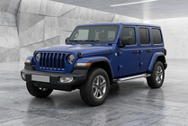 Jeep Wrangler 2018- рр. Бокові пороги Rainbow (2 шт., Алюміній) фото 1