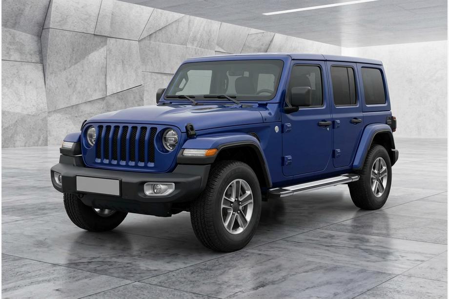 Jeep Wrangler 2018- рр. Бокові пороги Rainbow (2 шт., Алюміній) Image