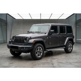 Бокові пороги BlackLine (2 шт., Алюміній) Jeep Wrangler 2018- рр. фото 1