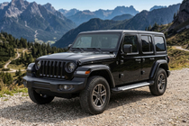 Jeep Wrangler 2018- рр. Бокові пороги Line (2 шт., Алюміній) фото 1