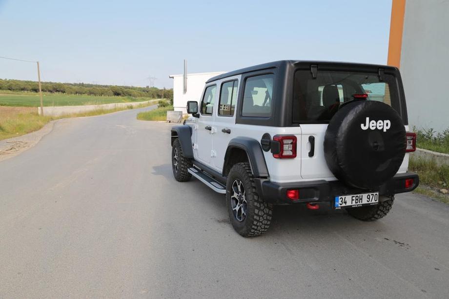 Jeep Wrangler 2018- рр. Бокові пороги Tayga V2 (2 шт., Алюміній) Фото 2