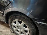 Mercedes S-сlass W220 1998-2005 рр. Накладки на арки (4шт, чорні, ABS-пластик) фото 2