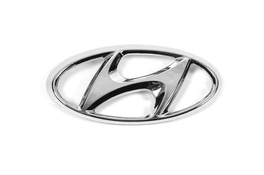 Hyundai Accent 2011-2017 рр. Емблема (2 штирі, 170 мм на 85 мм) Фото 1
