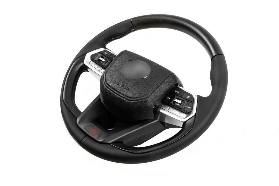 Toyota Land Cruiser 200 2007-2021 рр. Кермо у зборі TLC300-дизайн (дерево) Фото 5