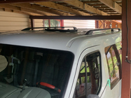 Універсальні рейлінги чорні (2 шт, алюміній) фото 2