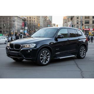 Бокові пороги Vision New Grey (2 шт., Алюміній) BMW X3 F25 2011-2018 рр. фото 1