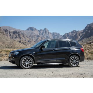 Бокові пороги Line (2 шт., Алюміній) BMW X3 F25 2011-2018 рр. фото 1