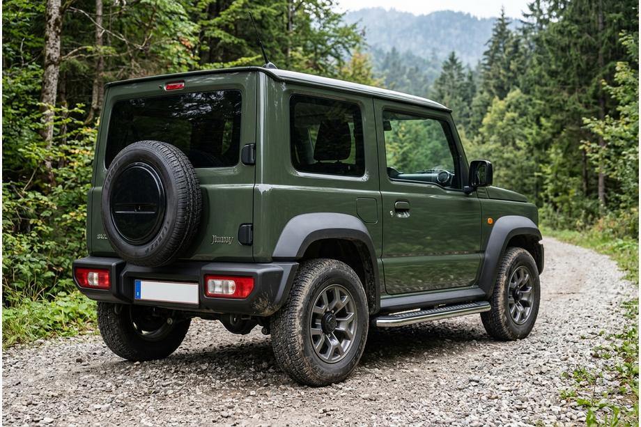 Suzuki Jimny 2018- рр. Бокові пороги Maydos V2 (2 шт., Алюміній) Image