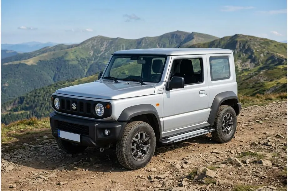 Suzuki Jimny 2018- рр. Бокові пороги Rainbow (2 шт., Алюміній) Image