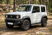 Suzuki Jimny 2018- рр. Бокові пороги BlackLine (2 шт., Алюміній) фото 1