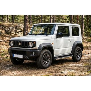 Бокові пороги BlackLine (2 шт., Алюміній) Suzuki Jimny 2018- рр. фото 1