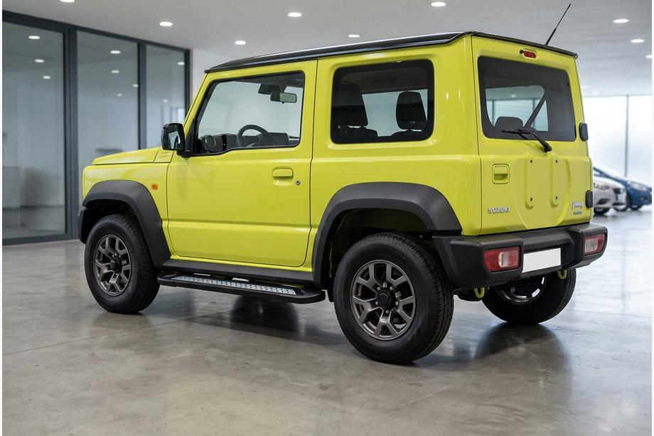 Suzuki Jimny 2018- рр. Бокові пороги Vision New Black (2 шт., Алюміній) Фото 1