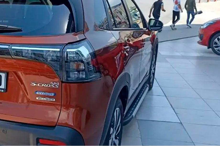 Suzuki SX4 S-Cross 2021- рр. Бокові пороги Duru (2 шт., Алюміній) Фото 3