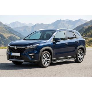 Бокові пороги Maydos V2 (2 шт., Алюміній) Suzuki SX4 S-Cross 2021- рр. фото 1