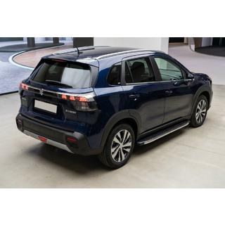 Бокові пороги BlackLine (2 шт., Алюміній) Suzuki SX4 S-Cross 2021- рр. фото 1