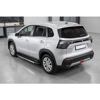 Бокові пороги RedLine (2 шт., Алюміній) Suzuki SX4 S-Cross 2021- рр. фото 1