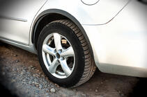 Mazda 6 2003-2008 рр. Накладки на арки (SD-SW) (4 шт, чорні, ABS-пластик) фото 3