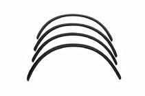 Mazda 6 2003-2008 рр. Накладки на арки (SD-SW) (4 шт, чорні, ABS-пластик) фото 7