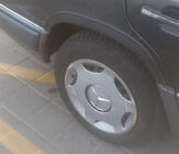 Mercedes E-сlass W124 1984-1997 рр. Накладки на арки 1989-1995 (4 шт, чорні, ABS-пластик) фото 1