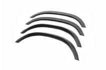 Mercedes E-сlass W124 1984-1997 рр. Накладки на арки 1989-1995 (4 шт, чорні, ABS-пластик) фото 3