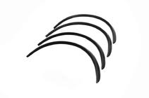 Audi A4 B6 2000-2004 рр. Накладки на арки (4 шт, чорні, ABS-пластик) фото 5