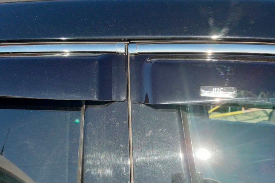 Infiniti FX 2008-2012 рр. Вітровики з хромованим молдингом молдингом (4 шт, HIC) Фото 3