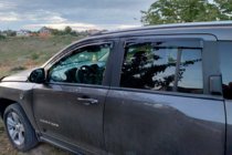 Jeep Compass 2006-2016 рр. Вітровики (4 шт, HIC) фото 2
