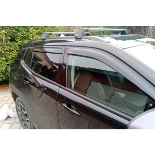 Вітровики (4 шт, HIC) Jeep Compass 2016- рр. фото 2