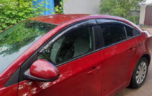 Chevrolet Cruze 2009-2015 рр. Вітровики SD (4 шт., Sunplex) фото 1