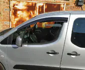 Citroen Berlingo 2008-2018 рр. Вітровики (2 шт., Sunplex Sport) фото 2