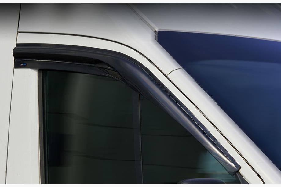 Ford Transit 1991-2000 рр. Вітровики (2 шт., Sunplex Sport) Image